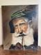 Tableau Ancien huile sur toile R. De Bra (début XXe-s) portrait