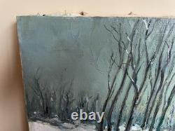 Tableau Ancien huile sur toile VAN WAAS (début XXe-s) paysage