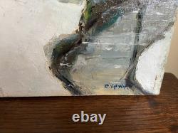 Tableau Ancien huile sur toile VAN WAAS (début XXe-s) paysage