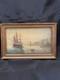 Tableau Ancien marine Huile sur bois