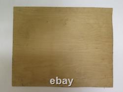 Tableau Ancienne Mer Marine Avec Bateaux Art Nouveau Début'900 Peint Huile S1