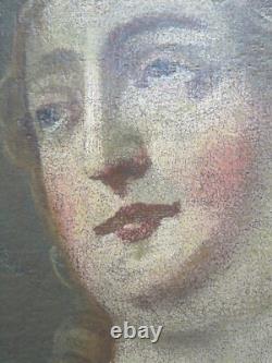 Tableau Ancienne Santa Lucia Portrait Peinture à Huile Sur Tela École Lombarda