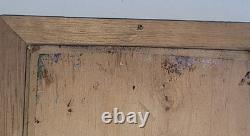 Tableau Floral Peinture Huile Sur Bois Miniature Ancien JAMAR signé A Identifier
