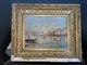 Tableau Marine Ancienne Huile Sur Bois