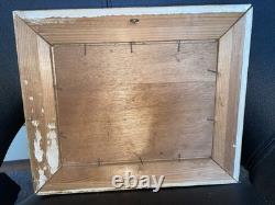 Tableau Marine Ancienne Huile Sur Bois