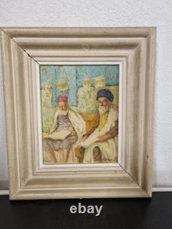 Tableau Orientaliste Signé Maurice Bismouth Ancien