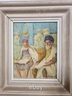 Tableau Orientaliste Signé Maurice Bismouth Ancien