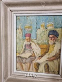 Tableau Orientaliste Signé Maurice Bismouth Ancien
