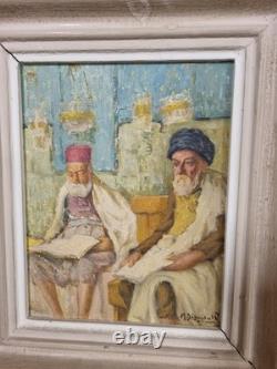 Tableau Orientaliste Signé Maurice Bismouth Ancien