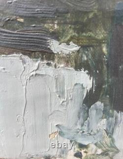 Tableau Peinture 20èm XXèm Maurice Martin Paysage au lavoir Nemours Rare Ancien