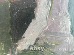 Tableau Peinture 20èm XXèm Maurice Martin Paysage au lavoir Nemours Rare Ancien