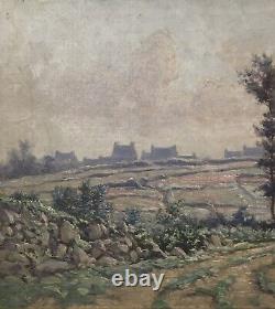 Tableau Peinture Cadre 19è XIXè 20è XXè Paysage Impressionnisme Réalisme Ancien
