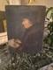 Tableau Portrait D'homme Ancien Huile Sur Carton XIXe s Peinture Sign&eacute;e