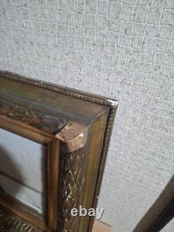 Tableau ancien 19e signé Julien Feron huile/toile cadre doré antique painting