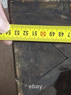 Tableau ancien 19e signé Julien Feron huile/toile cadre doré antique painting