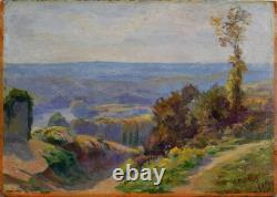 Tableau ancien, Alexandre Bailly 1866-1949. Paysage