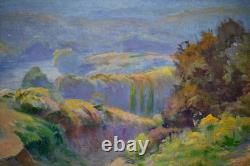 Tableau ancien, Alexandre Bailly 1866-1949. Paysage