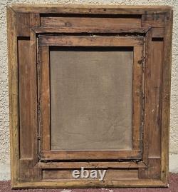 Tableau ancien. Bouquet de Fleurs. Peinture huile sur toile. A Restaurer