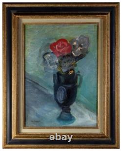 Tableau ancien Charles Camoin fleurs nature morte signé