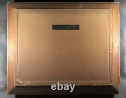 Tableau ancien Émile Bolle-Reddat Venise Tempera sur papier signée et datée 1962