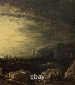 Tableau ancien Félix Ziem (1821-1911) Attribué italie venise Les marais Pontins