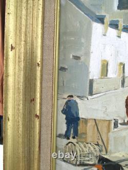 Tableau ancien HST, Bretagne, Morbihan, Quiberon, Marcel-Georges Hue (1907-1996)