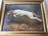 Tableau ancien/ Huile-Chien de Chasse-signé H. JONES-éc. Anglaise XIXe-HSP-Oil