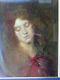 Tableau ancien/ Huile-Portrait Femme-signé Forain-Ecole Française -XIXe-OIL