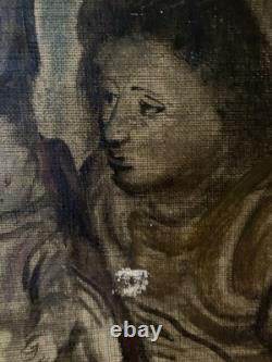 Tableau ancien Huile Sur Toile Charles Blanc 1896-1966