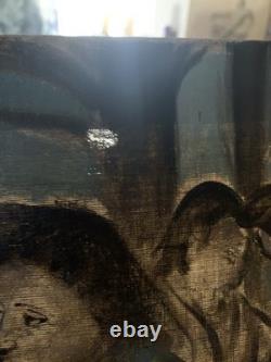 Tableau ancien Huile Sur Toile Charles Blanc 1896-1966