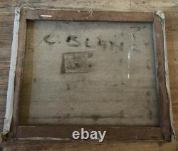 Tableau ancien Huile Sur Toile Charles Blanc 1896-1966