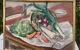 Tableau ancien Huile/panneau Nature morte Legumes du Jardin/Provence/signé/Cadre