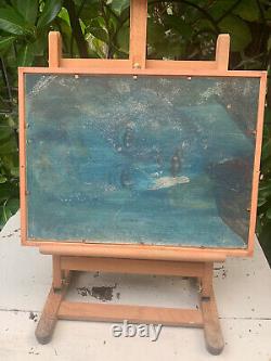 Tableau ancien Huile/panneau Nature morte Legumes du Jardin/Provence/signé/Cadre