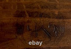 Tableau ancien Huile sur Toile Écluse de Neuilly-sur-Marne 1948 signé Bern Art