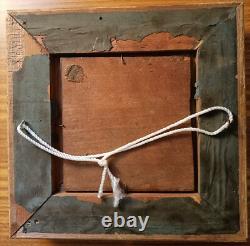 Tableau ancien Huile sur bois fragment Suzanne et les vieillards 17ème