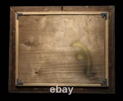 Tableau ancien Huile sur panneau Paysage méditerranéen École française