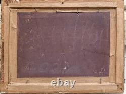 Tableau ancien Jules Brouwers (1869-1955) Atelier de l'artiste Interieur