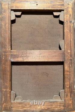 Tableau ancien Leopold Berthier (XIX-XX) Amours Apache, circa 1890