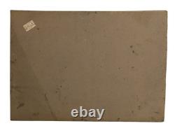 Tableau ancien Louis Labro-Font (1881-1952) L'église Saint-Geniès à MARTIGUES