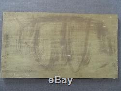 Tableau ancien Marine signé René TENER 1846-1925 Ecole de Barbizon Seascape Oil