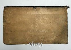 Tableau ancien, Pochade, Huile sur toile marouflée sur carton, XIXe