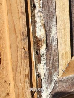 Tableau ancien. Portrait Homme Bourgeois Peinture huile sur toile