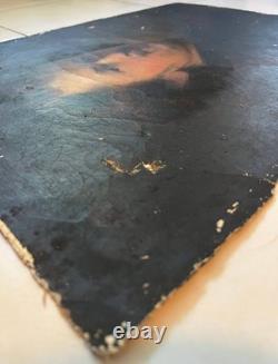 Tableau ancien Portrait de Rembrandt pour restauration
