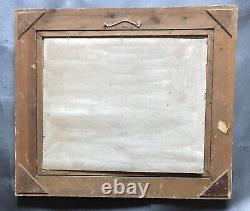 Tableau ancien René COTTET Paysage Provence huile sur panneau datée signée 1976