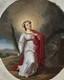 Tableau ancien Sainte Catherine d'AlexandriePeinture huile sur toile