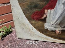 Tableau ancien Sainte Catherine d'AlexandriePeinture huile sur toile Tableau ancien Sainte Catherine d'AlexandriePeinture huile sur toile