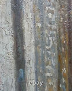 Tableau ancien Scène Intérieur Clotilde Martin Pregniard Impressionniste Cadre