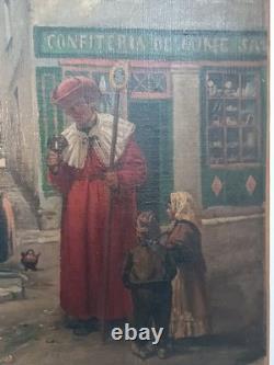 Tableau ancien Signé Vayreda 1843-1894 École espagnol