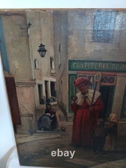 Tableau ancien Signé Vayreda 1843-1894 École espagnol