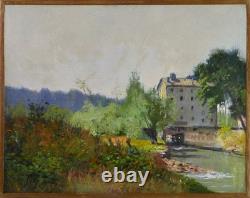 Tableau ancien, Tony Torta XIX? /XX? Siècle. Moulin